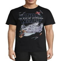 Yıldız Savaşları erkek Yükselişi Skywalker Millennium Falcon Grafik Tee