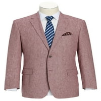 Erkek Hafif Klasik Fit Takım Elbise Ceket İş Günlük Spor Ceket Keten Pamuk Yaz Blazer Erkekler için
