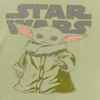 Star Wars Bebek Yoda Yürüyor Boys T-Shirt ve Şort, 2 Parça Set, Boyutları Months-5T