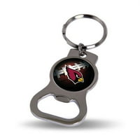 Arizona Cardinals Gümüş tonlu Şişe Açacağı Anahtarlık Rico Industries Q-GC6179