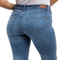 Jordache kadın Yüksek Rise Şekillendirme Skinny Jeans