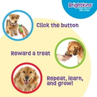 Brightkins Smarty Pooch Eğitim Tıklayıcısı: Futbol - Köpek Eğitim Tıklayıcıları, Köpek Aktivite Oyuncakları, Köpek