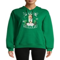 Elf Gençler OMG Noel Baba Tatil Kapüşonlu Sweatshirt