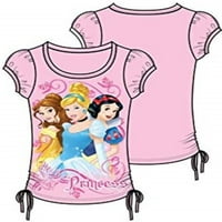 Prenses Küçük Kızların Belle, Külkedisi ve Pamuk Prenses Tişörtü