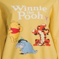 Winnie the Pooh ve Arkadaşları kadın Grafik Polar Kazak Üst