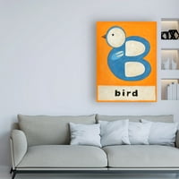 Ticari Marka Güzel Sanatlar 'B Kuş Çocuk Sanatı içindir' Chariklia Zarris'in Tuval Sanatı