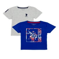 S. Polo Assn. Yürümeye Başlayan Çocuk Tshirt Paketi, 2 Parçalı