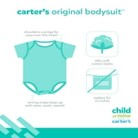 Carter'ın Çocuğum Kız Bebek Uzun Kollu Bodysuits, 3'lü Paket, Preemie Aylar