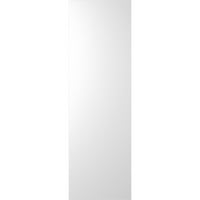 Ekena Millwork 12 W 76 H Gerçek Uyum PVC Bungalov Sabit Montajlı Panjurlar, Beyaz