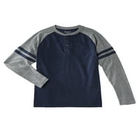 Çocuk Yeri Erkek Raglan Kollu Henley Gömlek