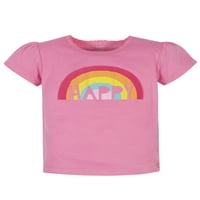 Gerber Bebek Kız ve Toddler Kız T-Shirt, Skort ve Tozluk, Kıyafet Seti