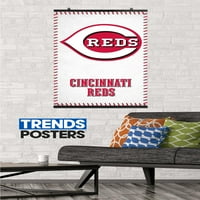 Cincinnati Kırmızıları - Logo Duvar Posteri, 22.375 34