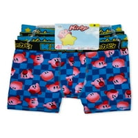 Kirby Erkek Boxer Kısa İç Giyim, 4'lü Paket, Beden XS-XL