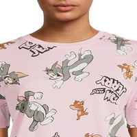 Tom & Jerry Kadın Örgü Tişört