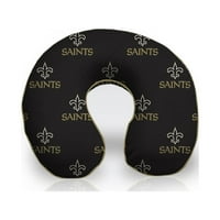 Lisanslı Hafızalı Köpük U Yakalı Seyahat Yastığı, New Orleans Saints