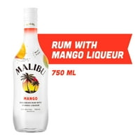 Mango Aromalı Likörlü Malibu Karayip Romu 750mL, Kanıt