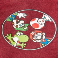 Super Mario Bros Polar Kapüşonlu ve Jogger, 2 Parça Set