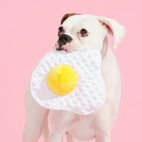 Yavru Tarafı Yukarı Yumurta Köpek Oyuncağı - Gizli Gıcırtı Topu, Xs ila Orta Boy Köpeklere Sahiptir