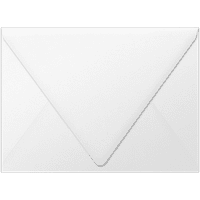 LUXPaper Bir Kontur Flep Zarfları, 1 4, lb. Beyaz, Paket