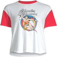 Wonder Woman Gençlerin Renk Bloğu Grafikli tişört