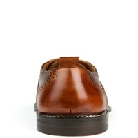 Tuck & Von Erkek Hakiki Deri Dokulu Kanat Ucu Oxford Elbise Ayakkabısı