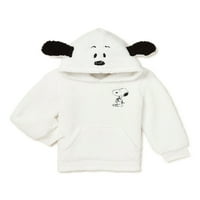 Snoopy Erkek Çocuk Grafik Fau Sherpa Sweatshirt, Beden 4-7