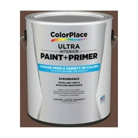 ColorPlace Ultra İç Cephe Boyası ve Astarı, Bronz Muska, Saten, Galon