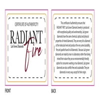 Radyant Fire® 14kr 3.00ct Yuvarlak Mozanit Tektaş Yüzük