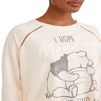 Disney kadın ve Kadın Artı Winnie the Pooh Pijama Sweatshirt