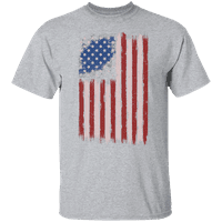 Grafik Amerika Walmart Sıkıntılı Amerikan Bayrağı erkek grafik tişört 4 Temmuz Bağımsızlık Günü ABD Vatansever Kutlama