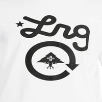 Erkek Döngüsü Logo Grafik Kısa Kollu Tee Gömlek, Boyut S-XL