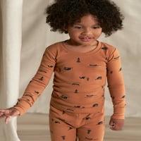 Modern Anlar Gerber Baby & Toddler Boy Uzun Kollu Snug Fit Pamuklu Pijama,