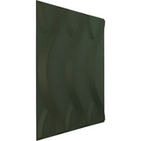 Ekena Millwork 5 8 W 5 8 H Nexus EnduraWall Dekoratif 3D Duvar Paneli, UltraCover Saten Hunt Club Yeşil