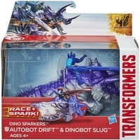 Transformers Nesli Tükenme Çağı Dino Sparkers Autobot Drift ve Dinobot Sümüklü Böcek Figürleri