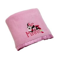 Disney - Bebek Yatağı Minnie Oturan Güzel Aplike Battaniye