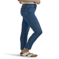 Yüksek Streç Kumaş ile Lee Kadın Yüksek Rise Gömme Skinny Jean