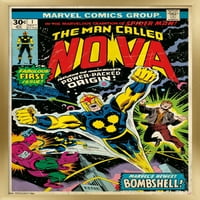 Marvel Çizgi Romanları - Nova - Kapak Duvar Posteri, 22.375 34