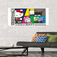 My Hero Academia Hello Kitty Ve Arkadaşları - Şekiller Duvar Posteri, 22.375 34