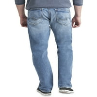 Gümüş Jeans A.Ş. Erkek Grayson Easy Fit Düz Paça Kot Pantolon, Bel ölçüleri 28-44