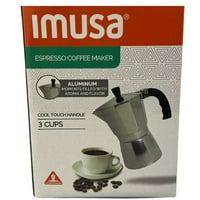 Imusa Alüminyum Espresso Kahve Makinesi Kupası, Gümüş
