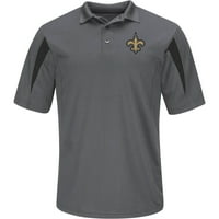 New Orleans Saints Uzun Boylu Erkekler Temel Polo