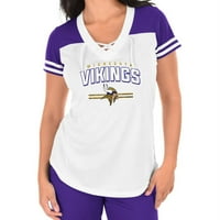 Minnesota Vikings Büyük Beden Kadın Basic Tişört