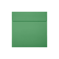 LUXPaper Square Peel & Press Davetiye Zarfları, 1 2, Tatil Yeşili, Paket