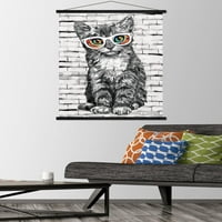Ahşap Manyetik Çerçeveli Moreno - Cat Gözlük Duvar Posteri, 22.375 34