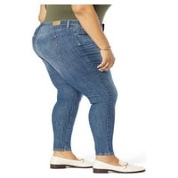 Levi Strauss & Co.'nun imzası. Kadın Artı Sadece Streç Şekillendirme Yüksek Rise Süper Skinny Jeans