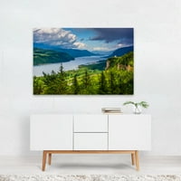 Columbia River Gorge Oregon Dağları 20 24 Çerçevesiz Duvar Sanatı Baskı