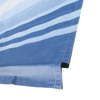 Geri Çekilebilir Tente için 8'8'Vinil RV Tente Kumaşının Değiştirilmesi, Mavi Çizgili Renk