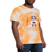 Naruto Shippuden erkek ve Büyük erkek Ramen Dükkanı Batik grafikli tişört