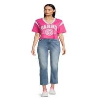 Barbie Juniors 'Skimmer Kısa Kollu Grafikli Tişört, XS-XXXL Beden