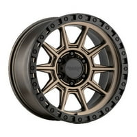 Amerikan Yarış Alüminyum Jant AR 17X9in Mat Bronz Siyah Dudak Kaplama, AR20279068612N